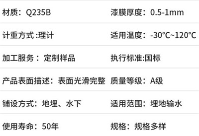 北辰热浸塑钢质保护管价格产品性能特点